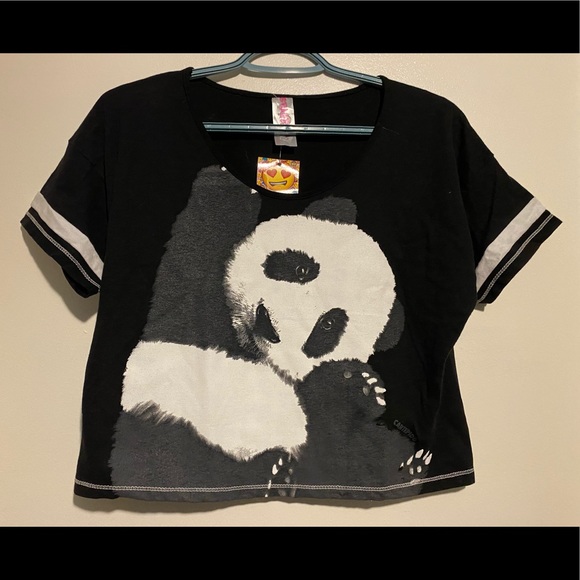 BNWT BRAVE SUPER CUTE PANDA CROP TOP - Picture 2 of 16
